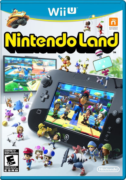 Nintendo Land (Renewed) - Black Edition for Wii U, Fun Multiplayer Mini-Games Experience
