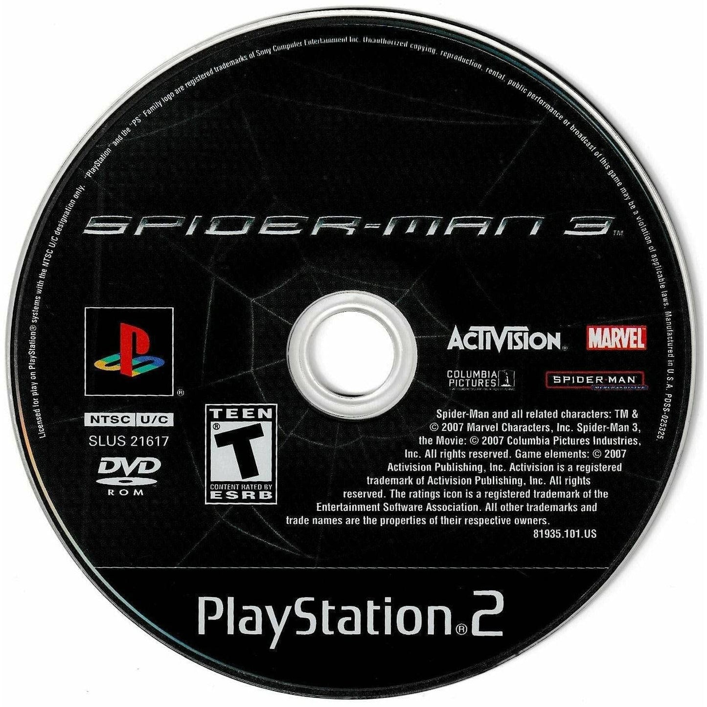 ACTIVISION Spider-Man 3 Video Game for PlayStation 2 - Model ACTI9