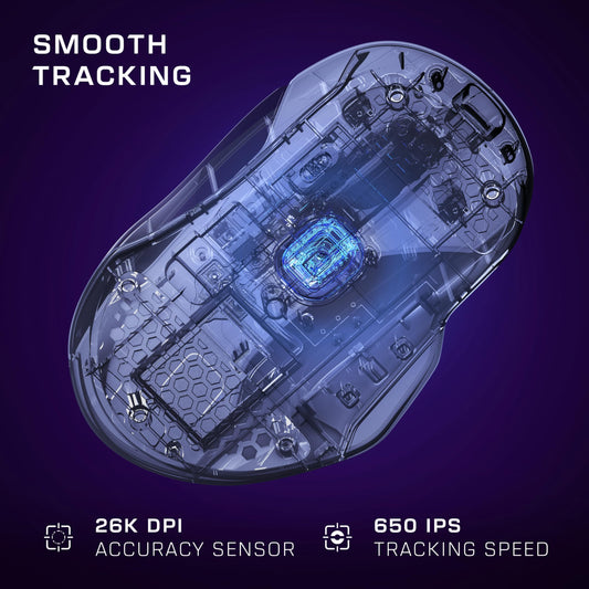 Turtle Beach Kone II Wired RGB Gaming Mouse, 26000 DPI, Ergonomic Design, Arctic White, Model TBM-1003-15