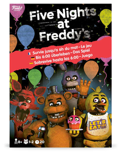 Funko Five Nights at Freddys Survive Til 6AM Game - Multicolor - One Size - Model 71811 - French, German, Spanish Languages