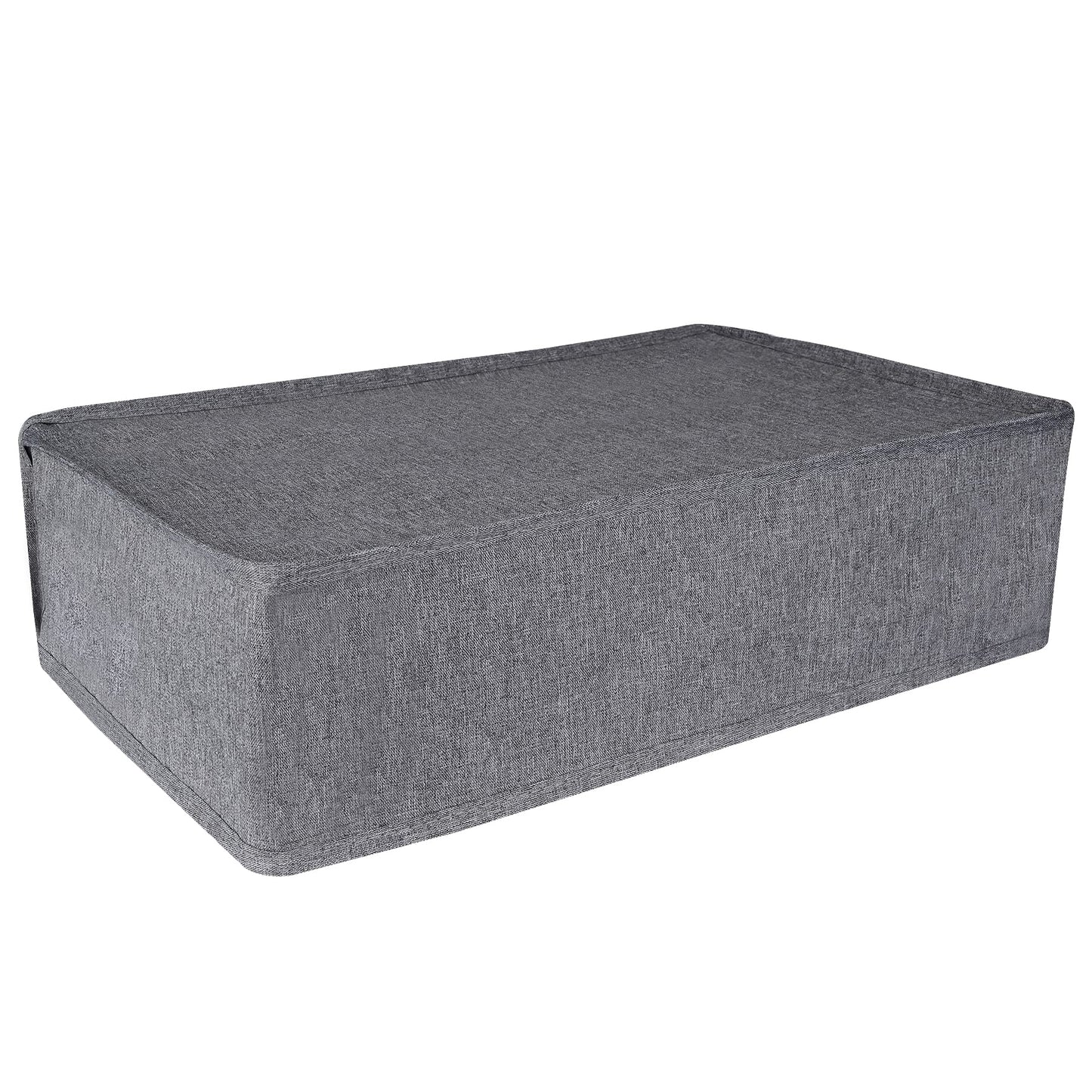 PlayVital Gray Nylon Horizontal Dust Cover for ps5  Soft Neat Lining Dust Guard for ps5 Console  Anti Scratch Waterproof Cover Sleeve for ps5 Console Digital Edition & Disc Edition