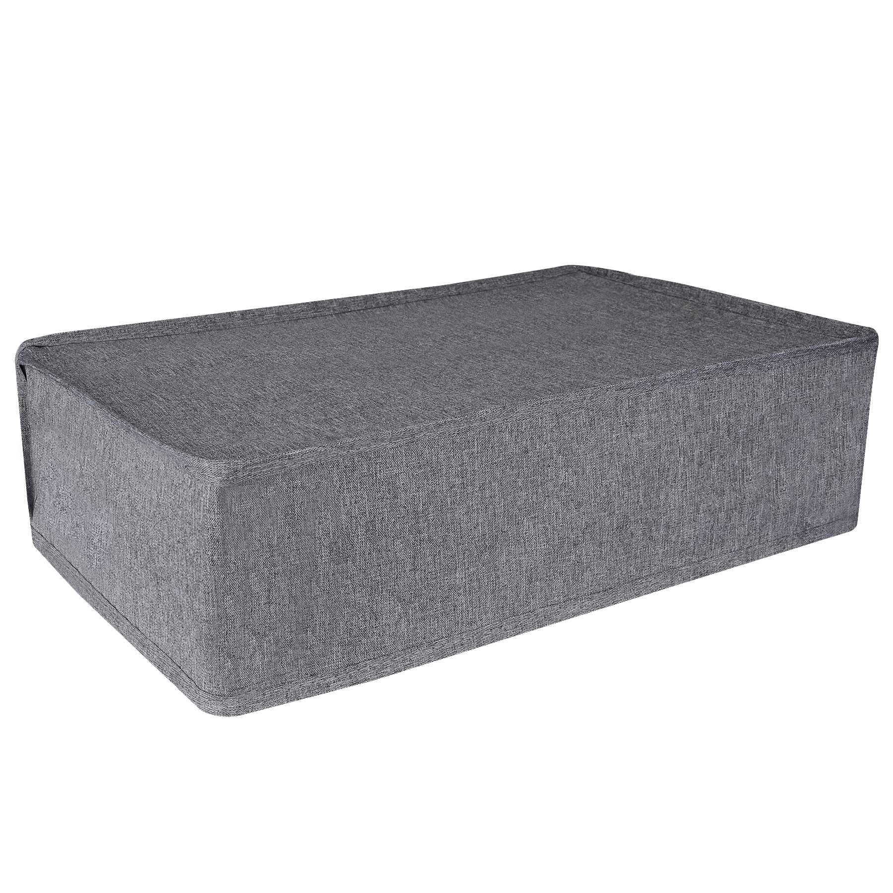 PlayVital Gray Nylon Horizontal Dust Cover for ps5  Soft Neat Lining Dust Guard for ps5 Console  Anti Scratch Waterproof Cover Sleeve for ps5 Console Digital Edition & Disc Edition