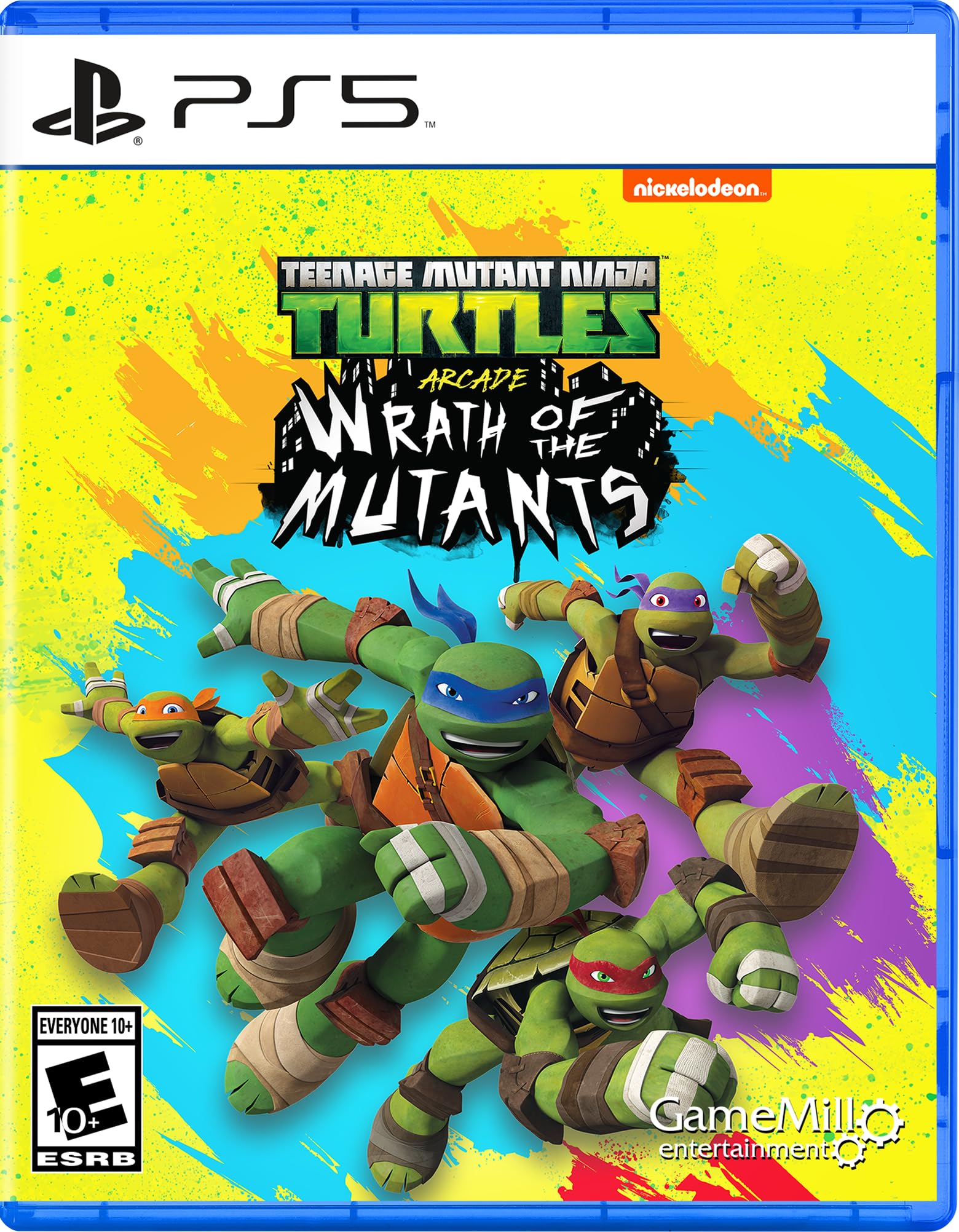 Game Mill TMNT Arcade: Wrath of the Mutants for PlayStation 5 - Action-Packed Gameplay, Model 0810110661011