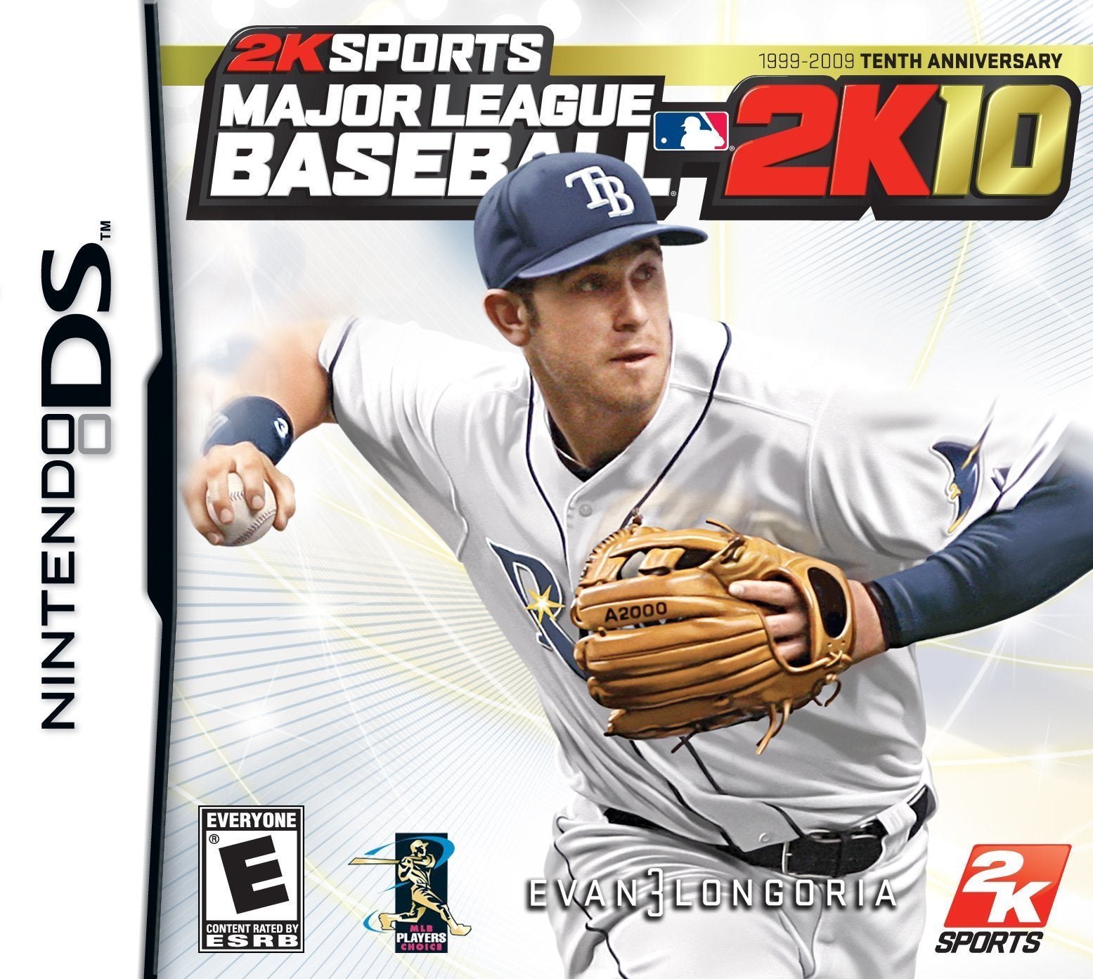 2K MLB 2K10 Video Game for Nintendo DS - Model 35746, Sports Simulation Game