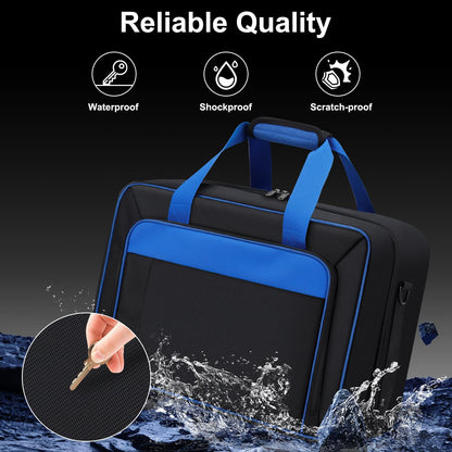 GDNasist PS5 Carrying Case - Thickened Protective Bag for Console, Headset, Controller & Accessories - Black