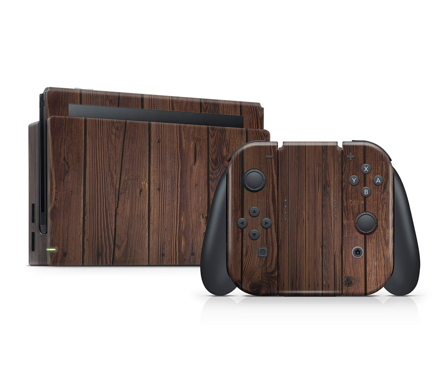 giZmoZ n gadgetZ Wood Skin Decal Vinyl Sticker for Nintendo Switch Console + 1 Controller, GNG-Switch-Wood-SKINS, WOOD
