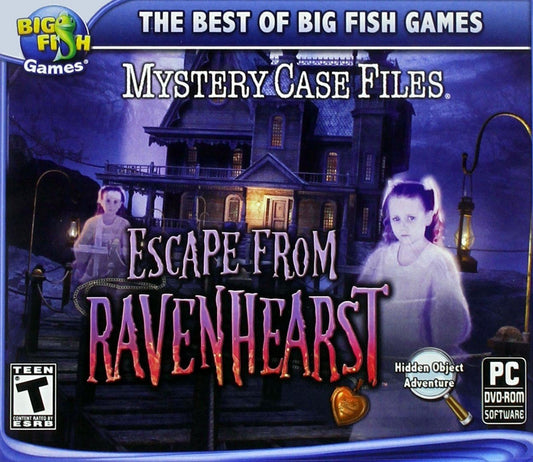 Big Fish Games Mystery Case Files: Escape from Ravenhearst - Medium Size Adventure Game