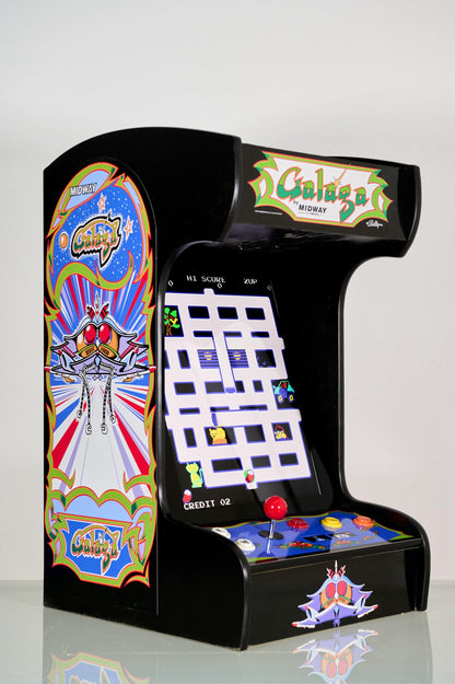 Doc and Pies Arcade Factory Classic Home Arcade Machine - 412 Retro Games, Full Size LCD Screen, Tabletop/Bartop, Black