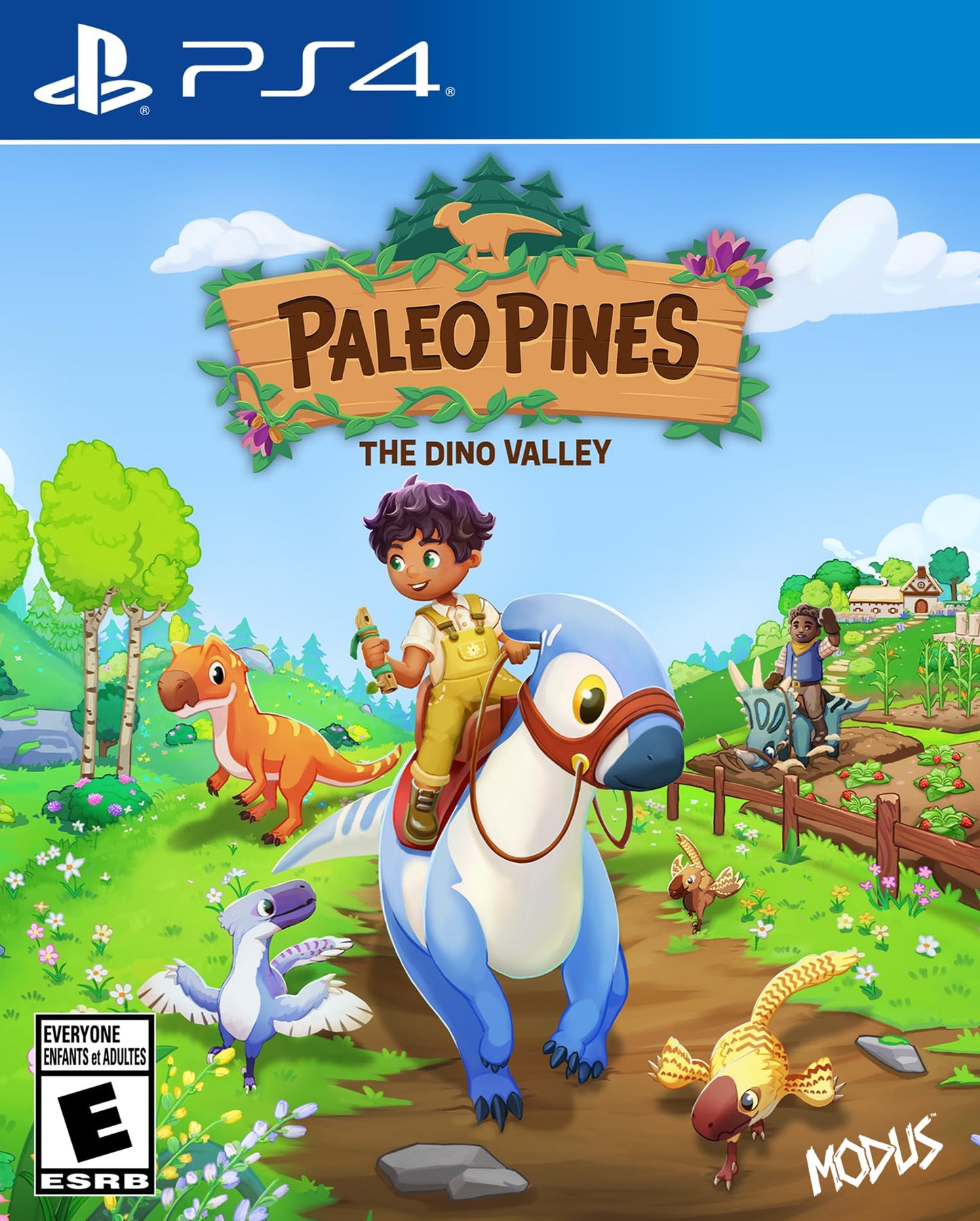Maximum Entertainment Paleo Pines: The Dino Valley PS4 Game - Adventure in a Prehistoric World, Model 791906