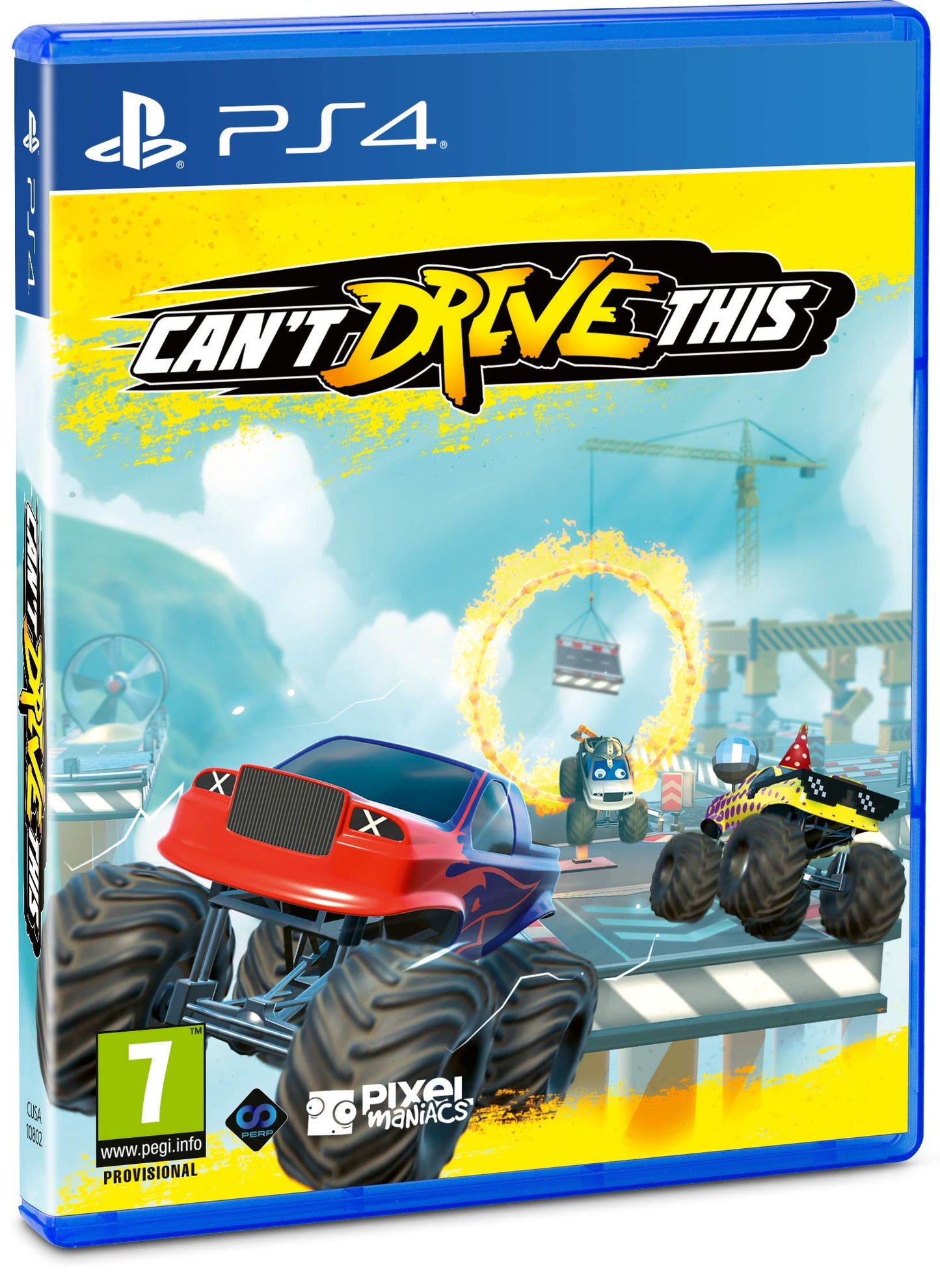Tesura Games Cant Drive This for PS4 - Model PG000640, Action Racing Game, Engaging Multiplayer Experience