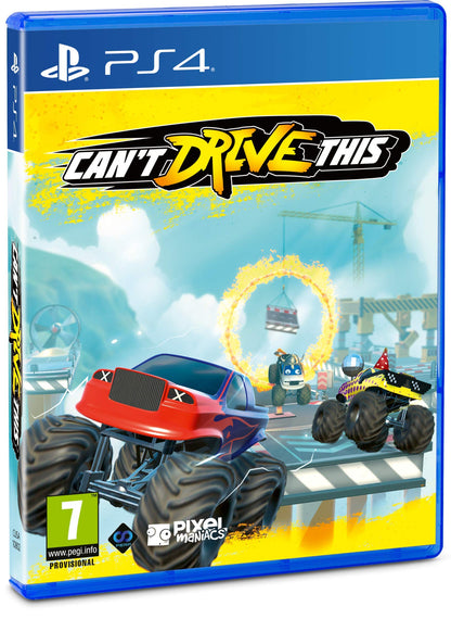 Tesura Games Cant Drive This for PS4 - Model PG000640, Action Racing Game, Engaging Multiplayer Experience