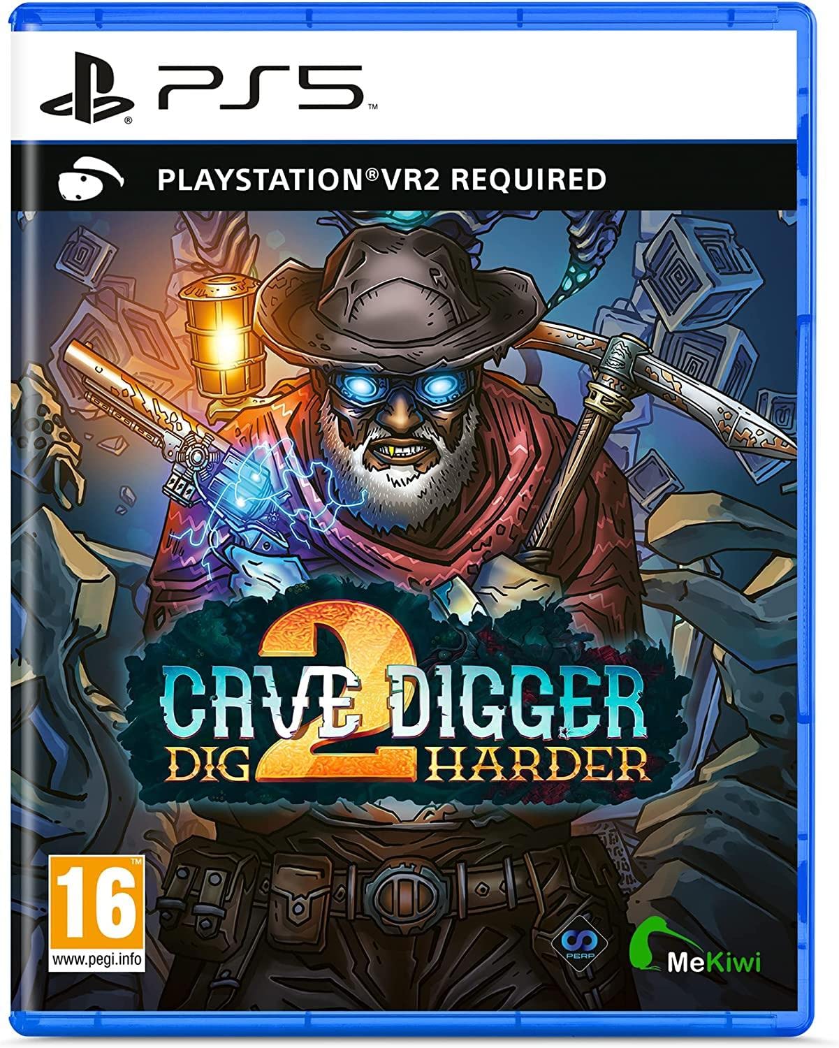 Sony Cave Digger 2: Dig Harder (VR) - Model 1219157 - White Color, Engaging Virtual Reality Experience