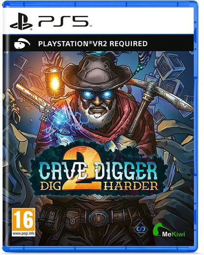 Sony Cave Digger 2: Dig Harder (VR) - Model 1219157 - White Color, Engaging Virtual Reality Experience