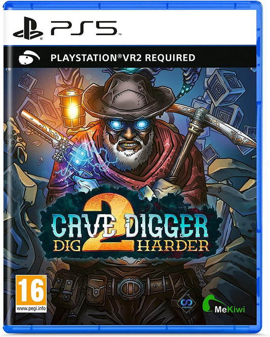 Sony Cave Digger 2: Dig Harder (VR) - Model 1219157 - White Color, Engaging Virtual Reality Experience
