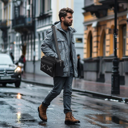 DAHAKII Travel Case Bag for Xbox Series X - Protective Carrying Case, Multiple Pockets, Black, Model DAHAKIIXSB