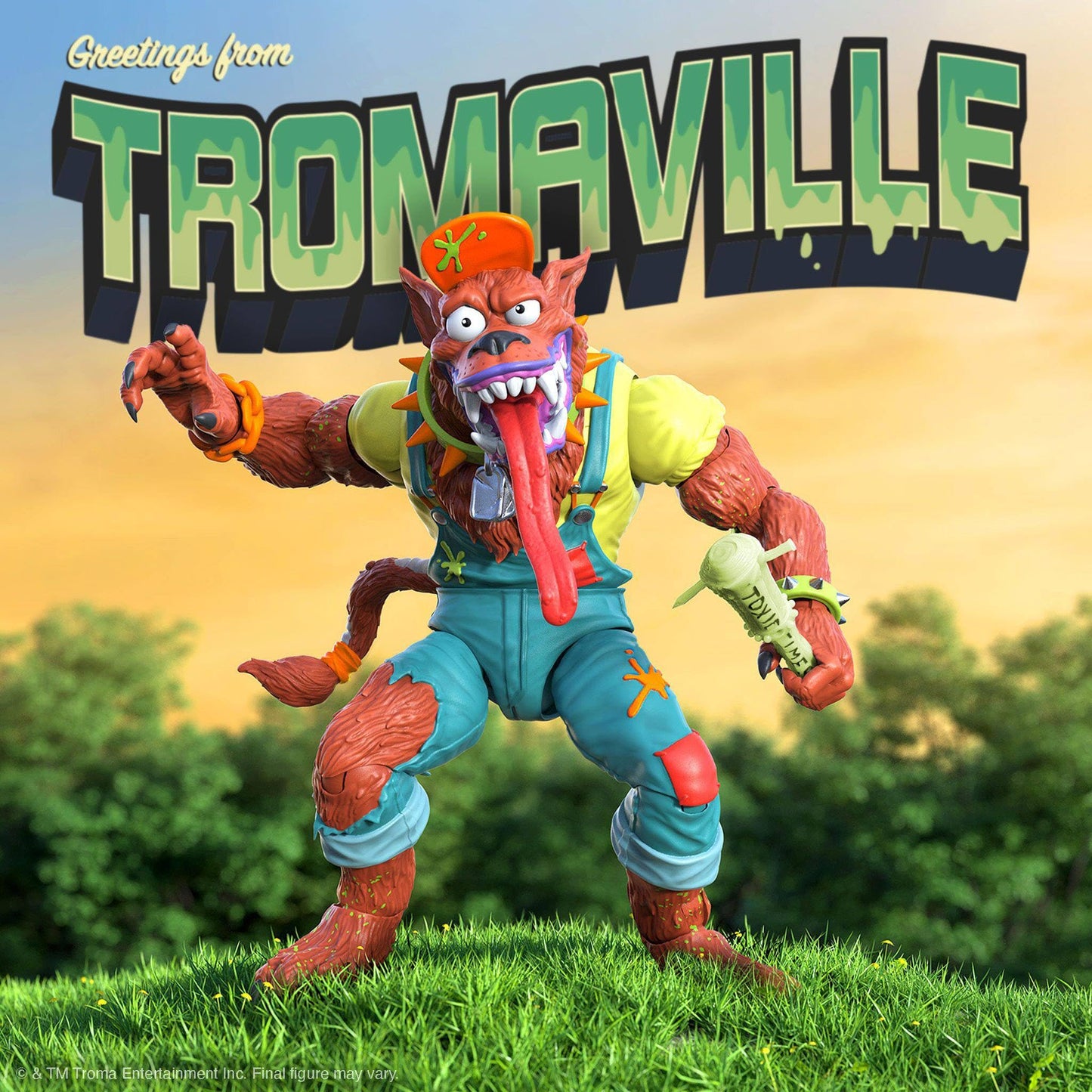 Super7 ULTIMATES! Toxic Crusaders 7" Action Figure - Junkyard Variant, Black, Retro Cartoon Collectible