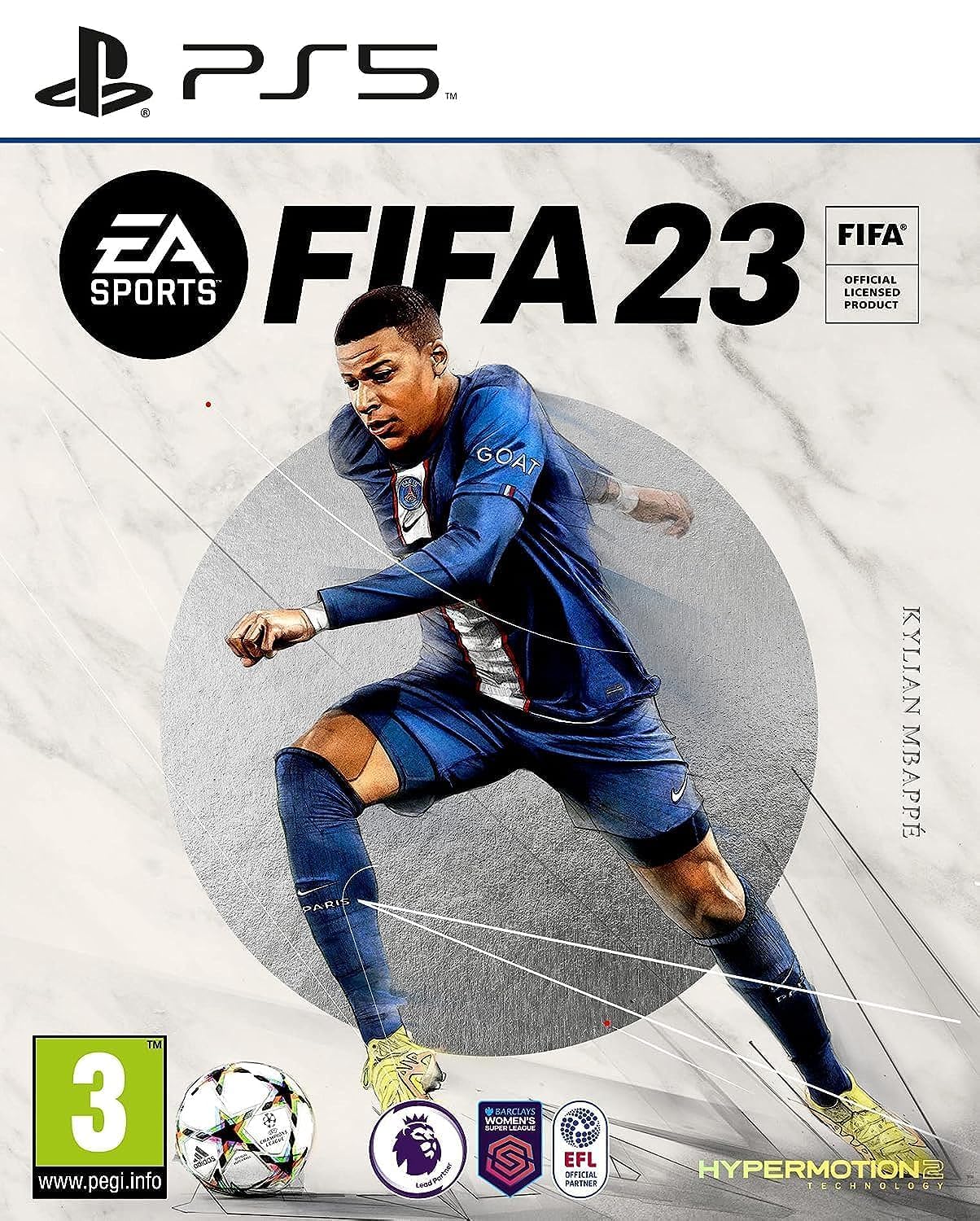 Electronic Arts FIFA 23 Standard Edition for PS5 - Black - Model 5030936124285