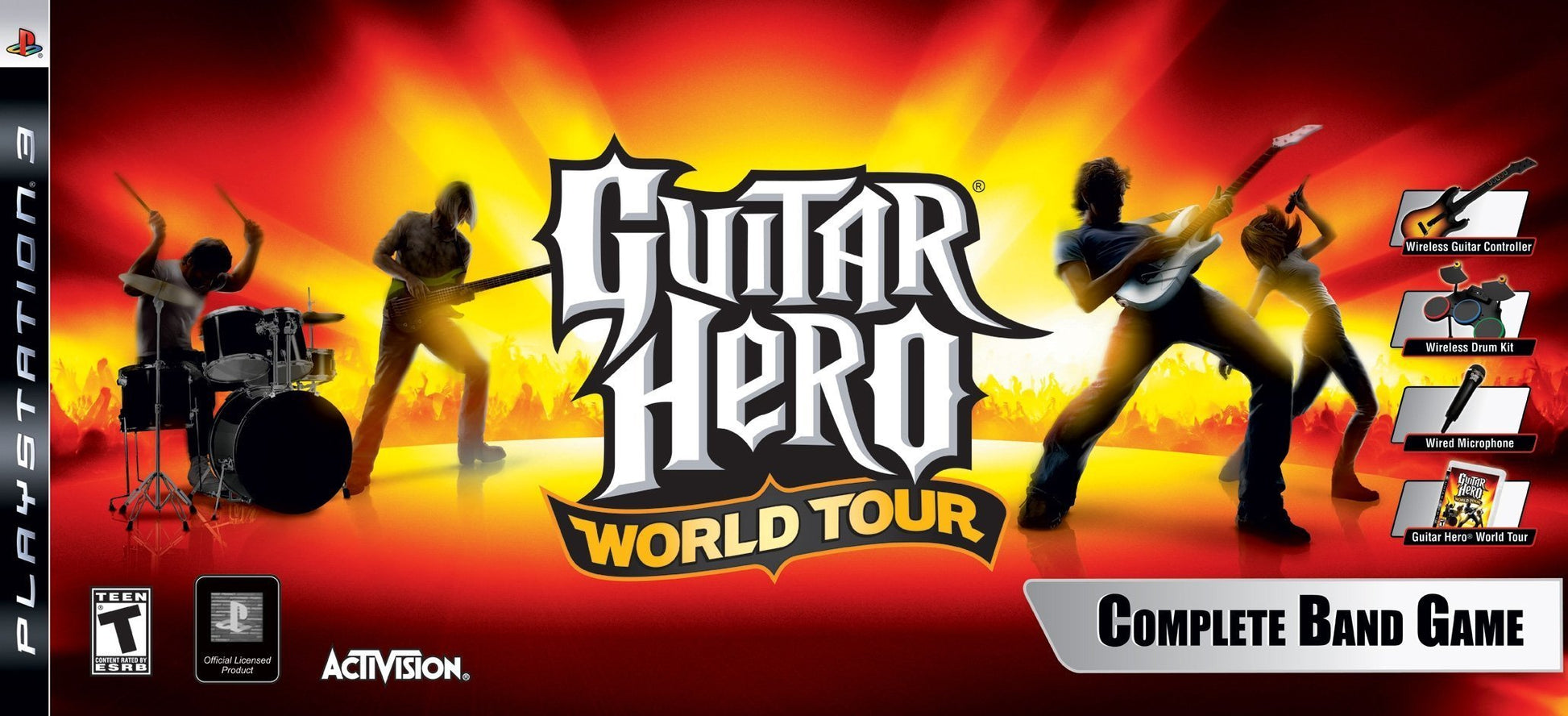 ACTIVISION Guitar Hero World Tour Band Bundle for PlayStation 3 - Band Kit 2