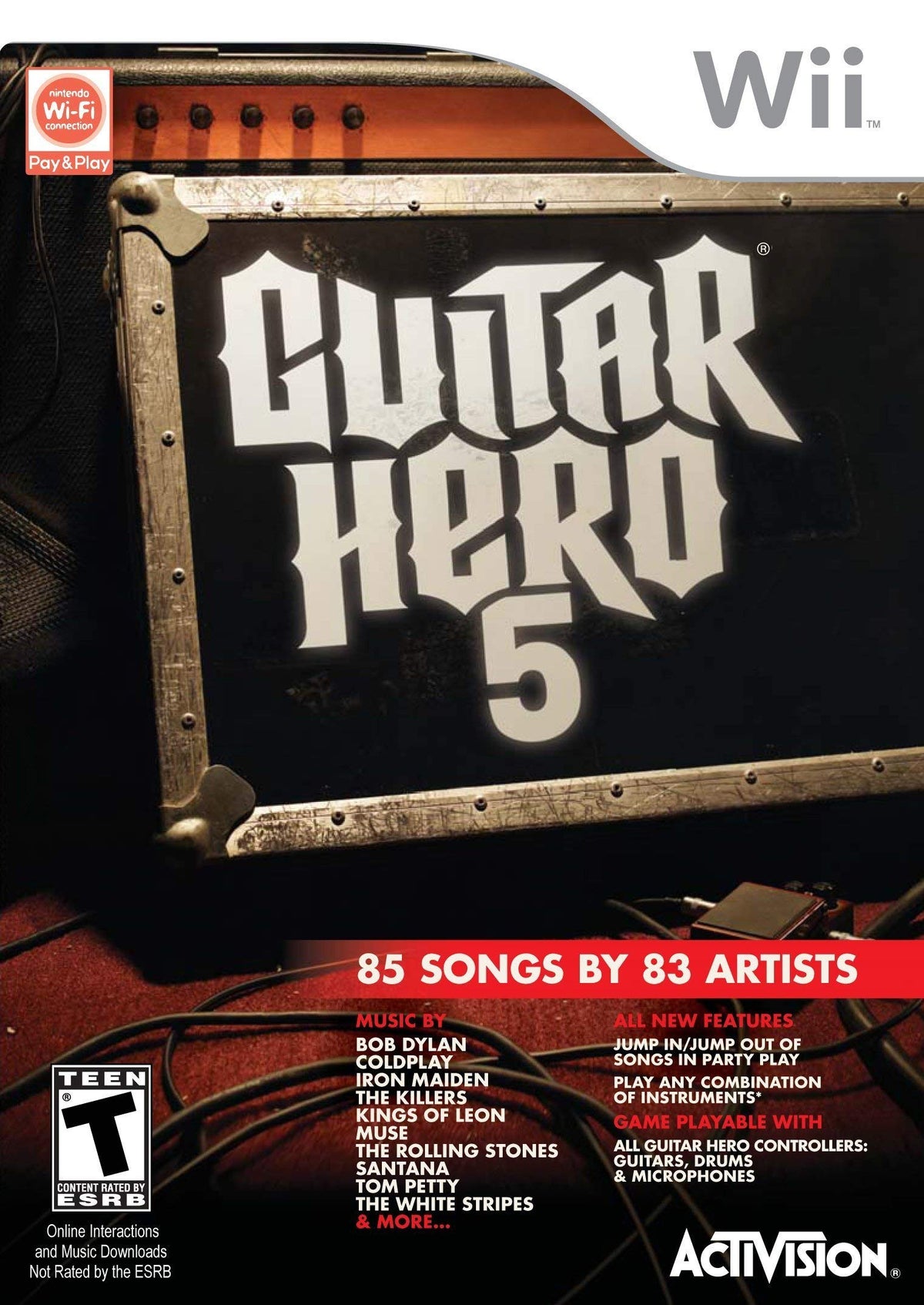 Guitar Hero 5 - Nintendo Wii (Game only) (refurbished)