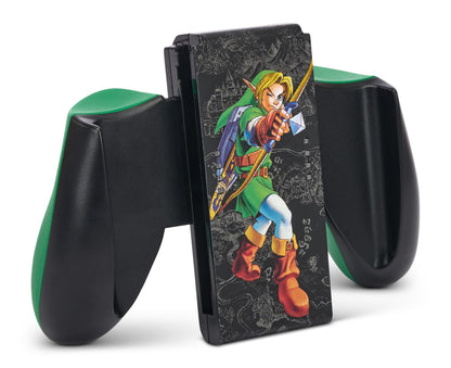 PowerA Joy-Con Comfort Grip for Nintendo Switch - Hyrule Marksman, Model NSAC0135-01, Ergonomic Design, Enhanced Gaming Comfort