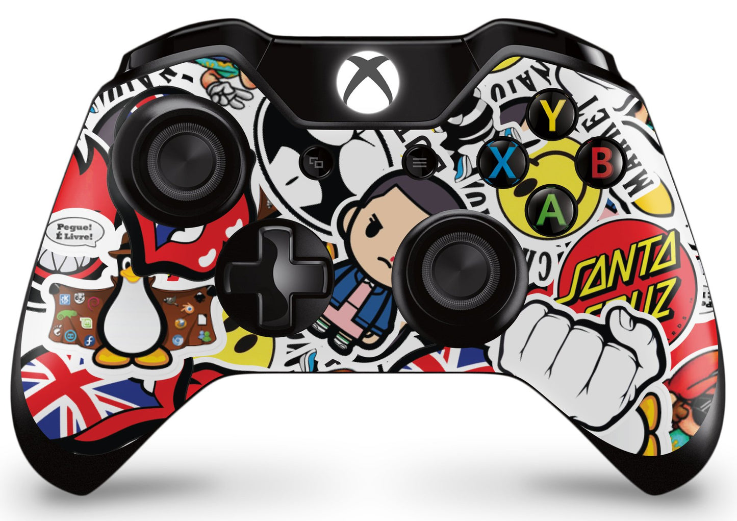 giZmoZ n gadgetZ Xbox STICKERBOMB Console Skin Decal & 2 Controller Skins, Vinyl, GNG-XB-STICKERBOMB-SKINS