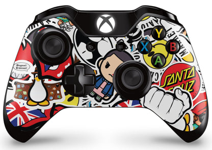 giZmoZ n gadgetZ Xbox STICKERBOMB Console Skin Decal & 2 Controller Skins, Vinyl, GNG-XB-STICKERBOMB-SKINS