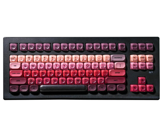 ZORNHER CG870 Lipstick Mechanical Keyboard TKL Pink Gaming Keyboard Foundation Creamy Thocky Keyboard Creamy Sounding Switches Cute Kawaii Girly Jelly Keycaps