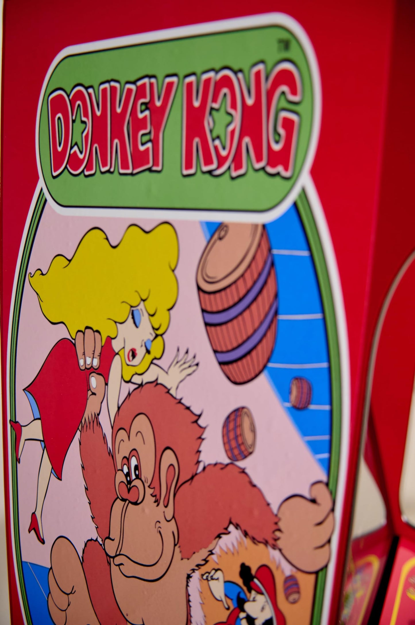 Doc and Pies Arcade Factory Classic Arcade Machine - 412 Retro Games - Tabletop/Bartop - Full Size LCD Screen - Red