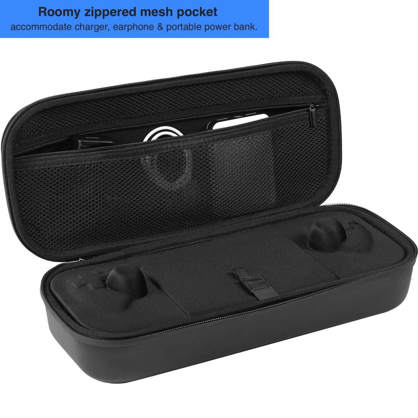 Migitec Carrying Case for PS Portal Remote Player - Protective Travel Storage, Black, Model MI-PSPEC