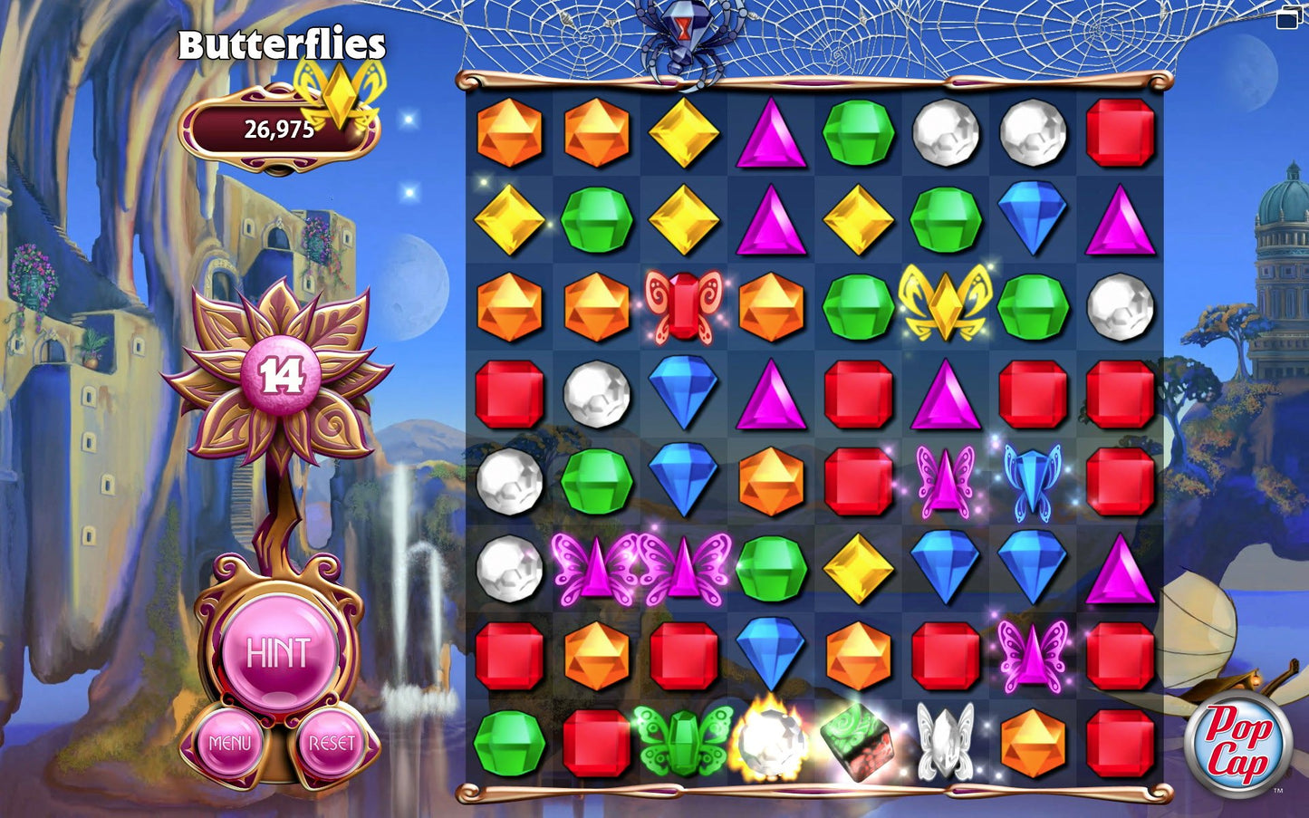 PopCap Bejeweled 3 Game - Model 1001-1796 - Classic Puzzle Adventure