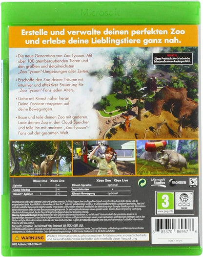 Microsoft Zoo Tycoon Game for Xbox One - Model 217946, Engaging Animal Simulation Experience
