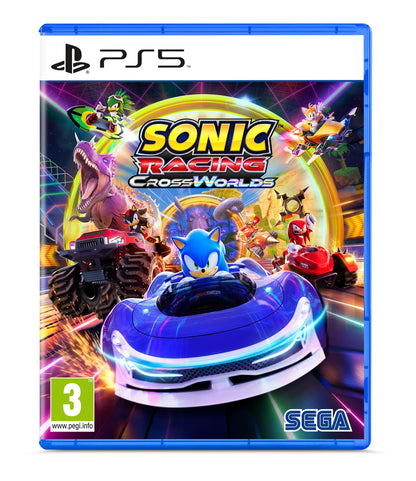 SEGA Sonic Racing: CrossWorlds for Playstation 5 - Fast-Paced Racing Adventure, Model 76249