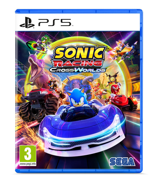 SEGA Sonic Racing: CrossWorlds for Playstation 5 - Fast-Paced Racing Adventure, Model 76249