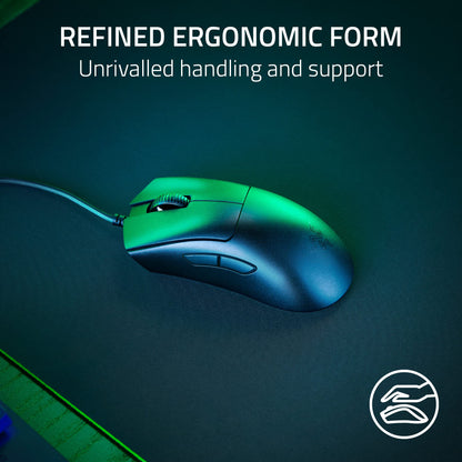 Razer DeathAdder V3 Pro Wireless Gaming Mouse - 63g Lightweight, 8K Polling, Optical Switches, 90 Hr Battery, Black
