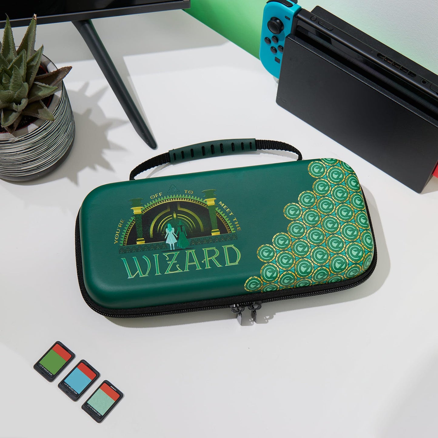 Numskull Wicked Hard Shell Travel Case for Nintendo Switch - Fits 10 Games & Accessories, One Size