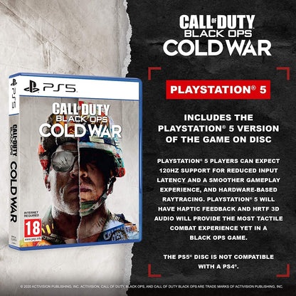 ACTIVISION Call of Duty Black Ops Cold War for PS5 - Model 5030917292477, Ultimate Next-Gen Gaming Experience