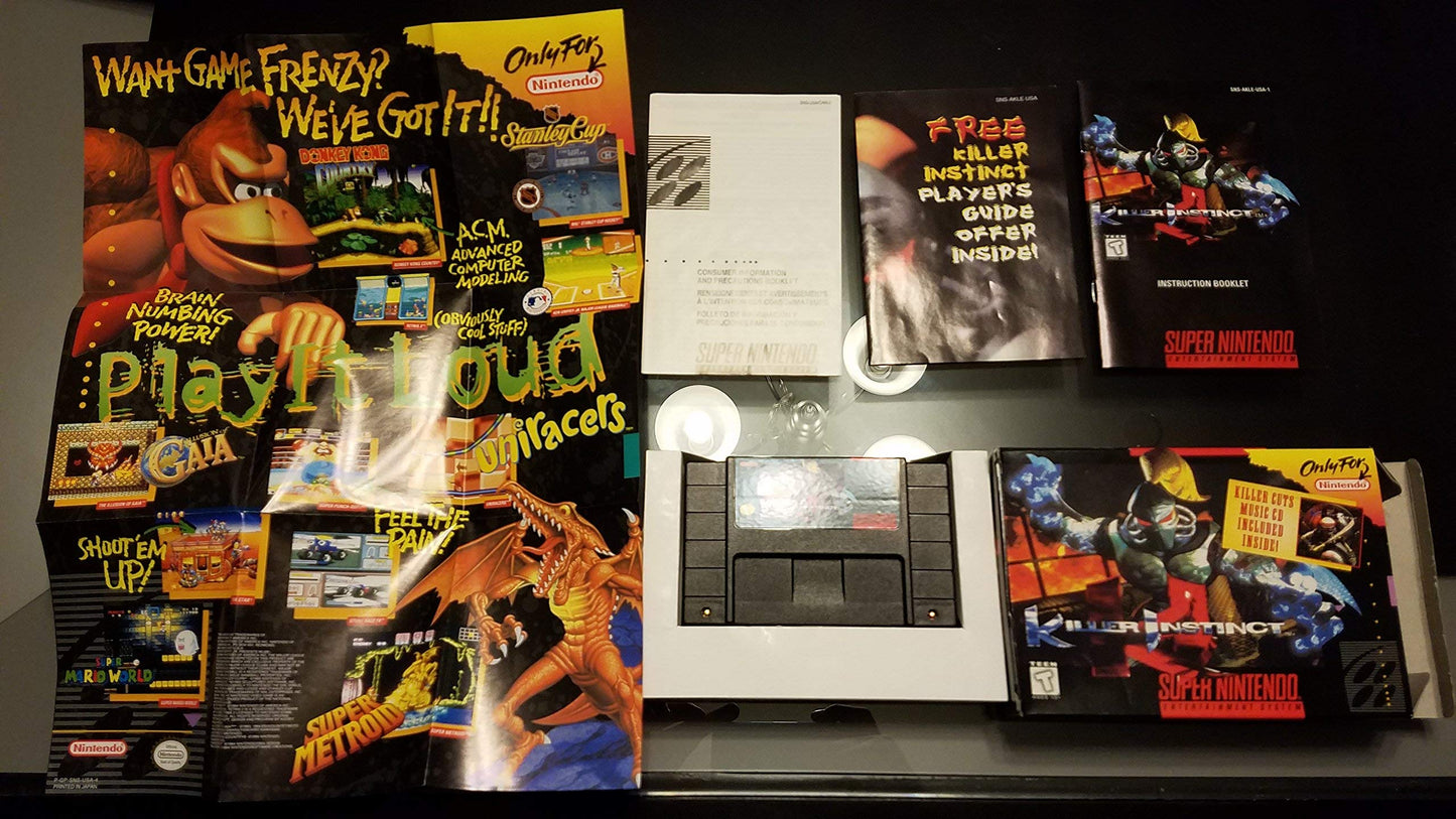 Nintendo Killer Instinct (Renewed) - Classic Fighting Game for Nintendo Console