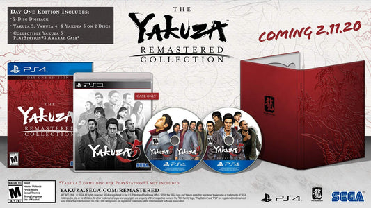 SEGA Yakuza Remastered Collection - Day 1 Edition - PlayStation 4 - Model YK-63249-1
