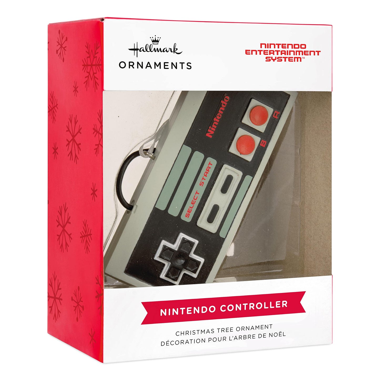 Hallmark NES Video Game Controller Christmas Ornament, 135mm, Classic Nintendo Design