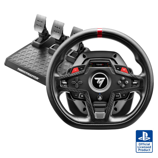 Thrustmaster T248R  3.1 Nm Force Feedback Racing Wheel and Pedal Set (Compatible with PS5  PS4 and PC)