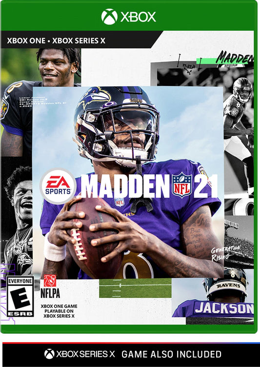 Electronic Arts Madden NFL 21 for Xbox One - Model 37980, Sports Video Game