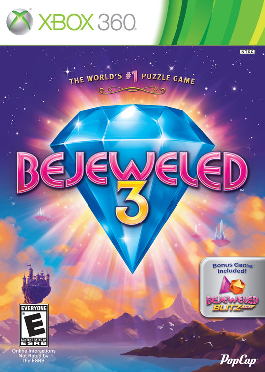 PopCap Games Bejeweled 3 with Bejeweled Blitz Live - Xbox 360, One Size, One Color, Model 1107-2519