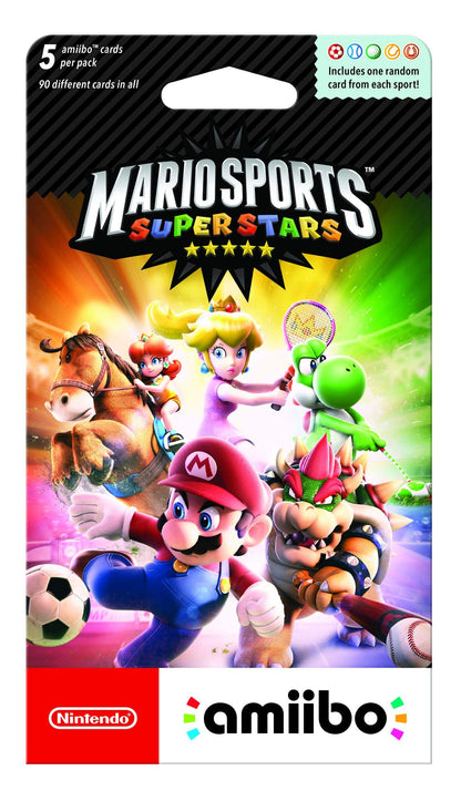 Nintendo Mario Sports Superstars amiibo Cards 5-Pack for Nintendo 3DS - Model NVLEMD5A
