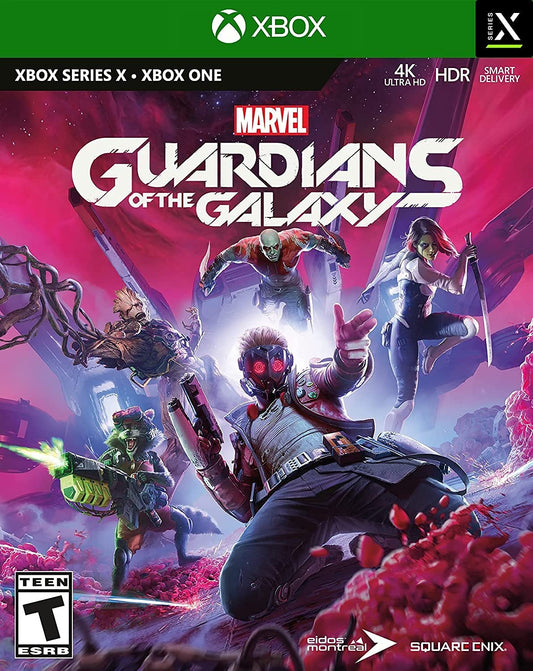 Square Enix Marvels Guardians of the Galaxy - Xbox Series X/One Game, Multi-Colored, Model 92553