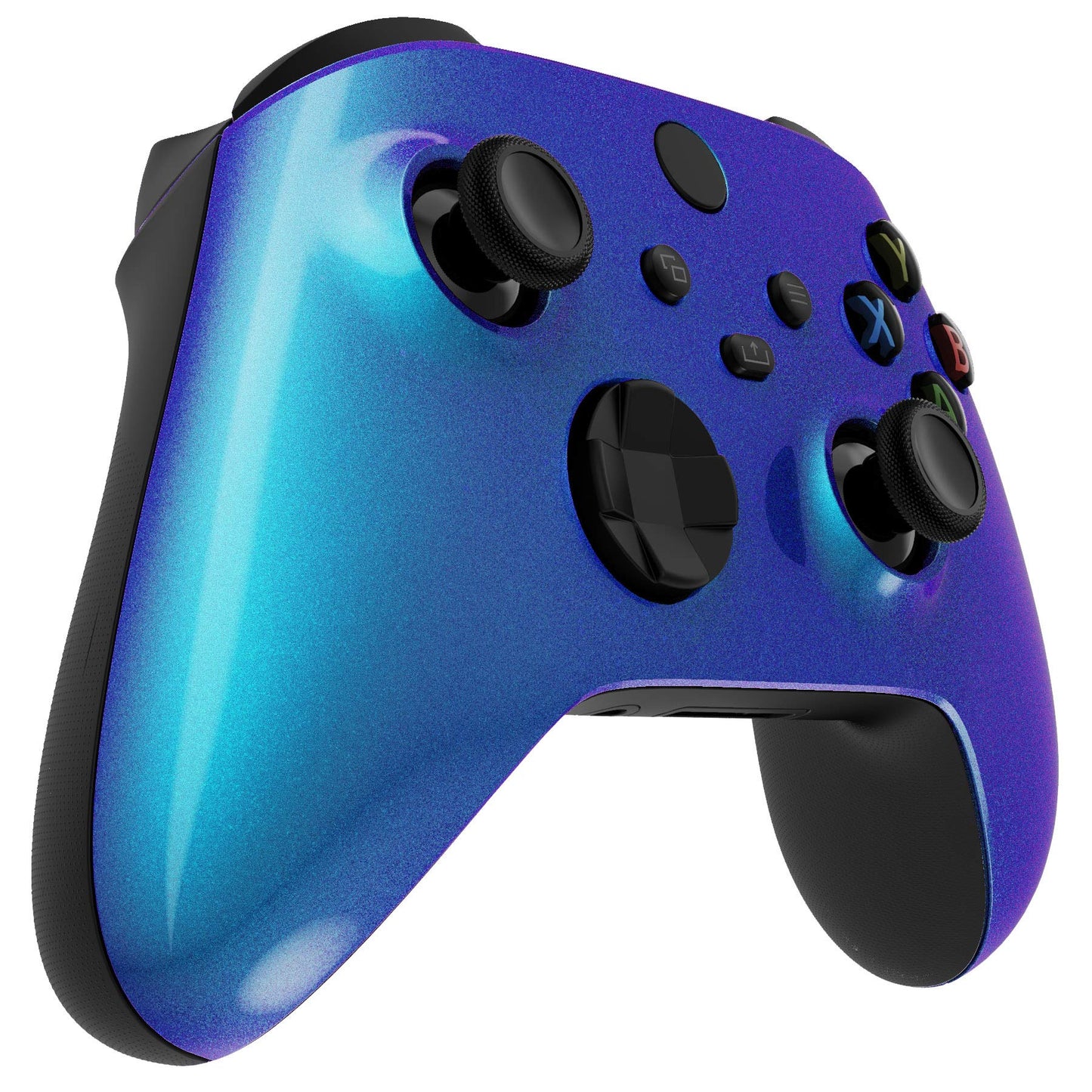 eXtremeRate Xbox Series X & S Controller Replacement Shell - Chameleon Purple Blue Custom Faceplate - Model FX3P301 - Plastic Material