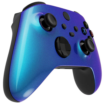 eXtremeRate Xbox Series X & S Controller Replacement Shell - Chameleon Purple Blue Custom Faceplate - Model FX3P301 - Plastic Material