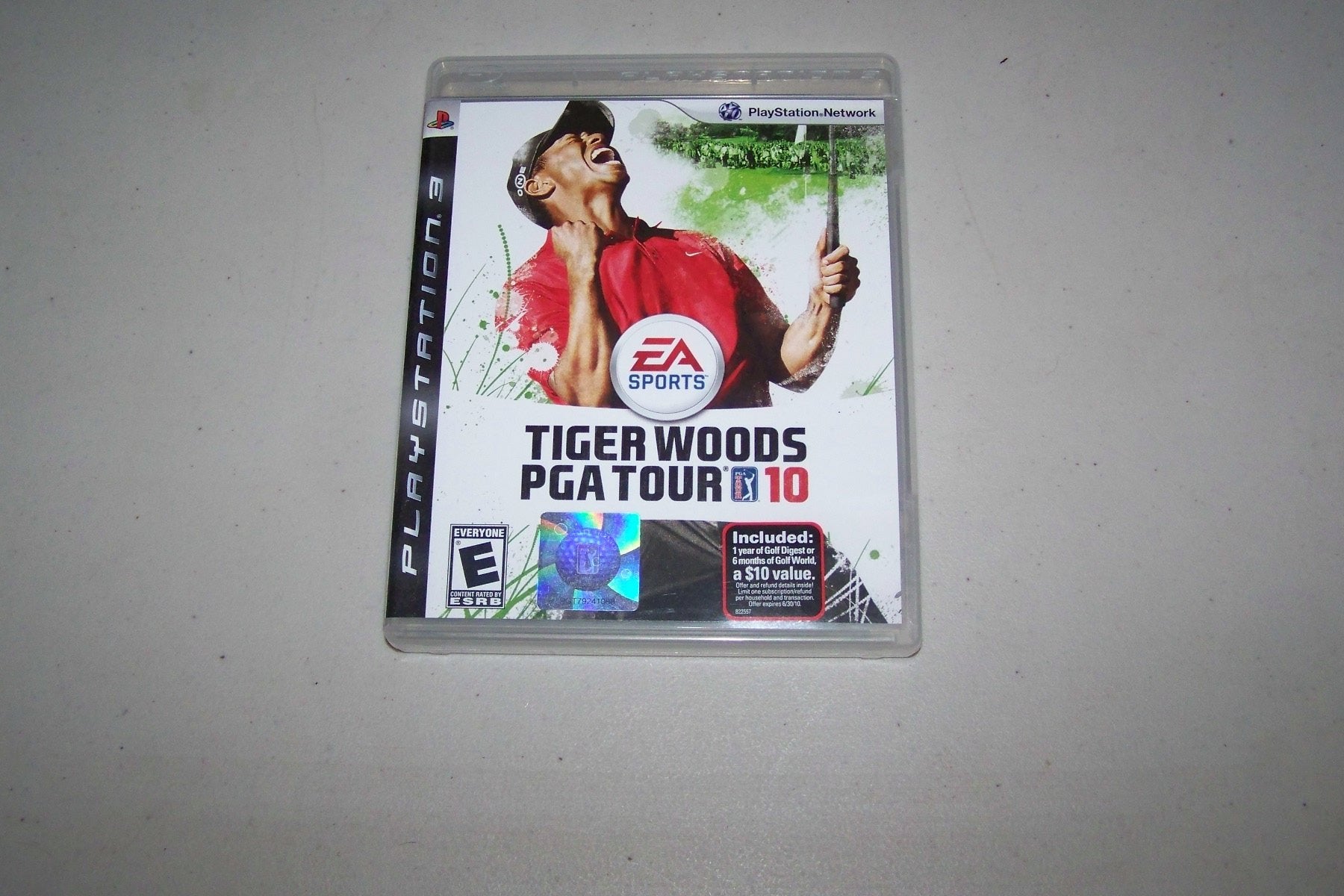 Electronic Arts Tiger Woods PGA Tour 10 - PS3 Game, Model 19028, Sports Simulation