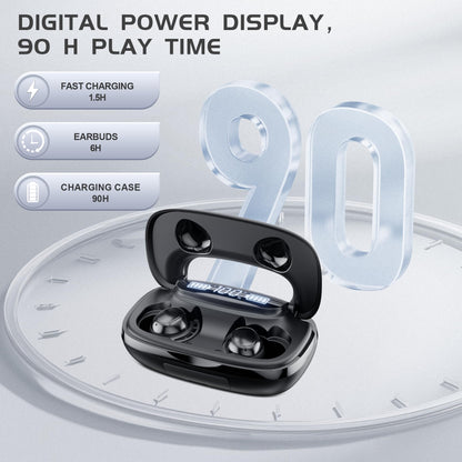 IAMJOY Gaming Earbuds - 20ms Low Latency, 90H Playtime, Noise-Canceling Mic, Classic Black, Model U-Air4, Compatible with PS5/VR/PC