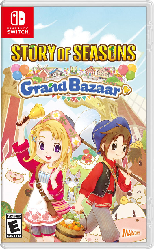 Xseed Games Story of Seasons Grand Bazaar Standard Edition for Nintendo Switch, Model 82526