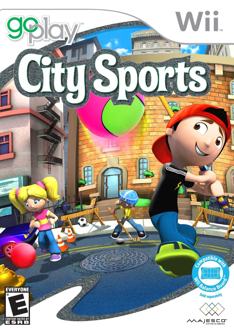 Majesco Go Play City Sports Game - Model 015895, Fun Outdoor Activity for Kids